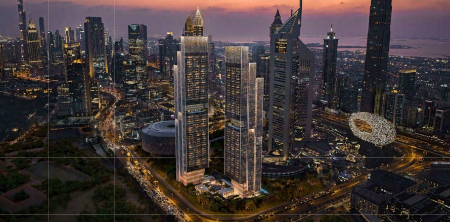 Apartment i Sheikh Zayed Road, Dubai, UAE 2 soveværelser, 127.56 kvm № 769584