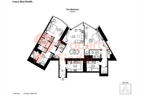 Apartament do wynajęcia w Downtown Dubai (Downtown Burj Dubai), Dubai, ZEA 2 sypialnie, 191 mkw., nr 769746 - zdjęcie 19