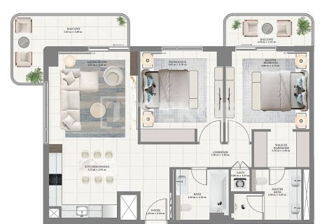 Apartman u Mina Rashid, Dubai, UAE 3 spavaćih soba, 250 m2 Br. 780492 - fotografija 14