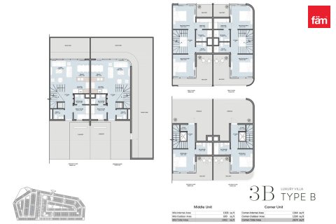Rumah bandar di Majan, Dubai, UAE 3 bilik tidur, 140.3 meter persegi № 771858 - foto 12