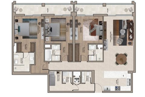 Διαμέρισμα σε Al Barsha, Dubai, ΗΑΕ 3 υπνοδωμάτια, 177.84 τ.μ. Αρ. 774064 - φωτογραφία 12