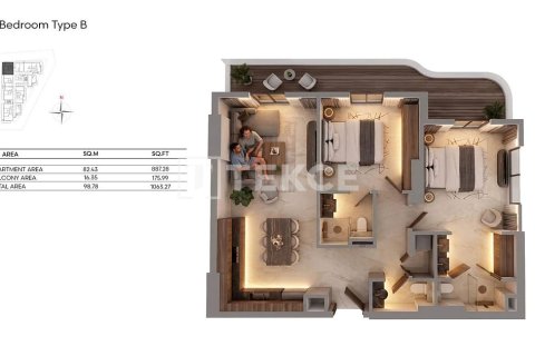 Dubai Land, Dubai, संयुक्त अरब अमीरात में अपार्टमेंट, 1 कमरा, 51 वर्ग मीटर, संख्या 772137 - फ़ोटो 22
