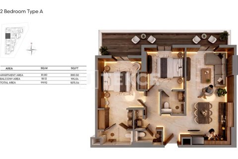 Dubai Land, Dubai, संयुक्त अरब अमीरात में अपार्टमेंट, 1 कमरा, 51 वर्ग मीटर, संख्या 772137 - फ़ोटो 23