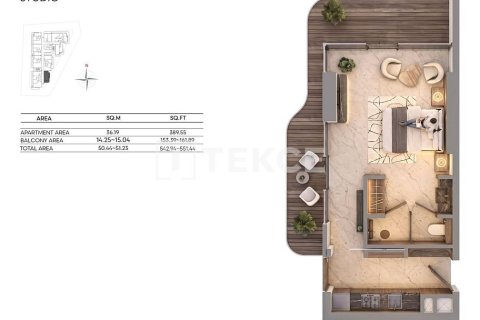 Dubai Land, Dubai, संयुक्त अरब अमीरात में अपार्टमेंट, 1 कमरा, 51 वर्ग मीटर, संख्या 772137 - फ़ोटो 16
