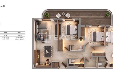 Dubai Land, Dubai, संयुक्त अरब अमीरात में अपार्टमेंट, 1 कमरा, 51 वर्ग मीटर, संख्या 772137 - फ़ोटो 19
