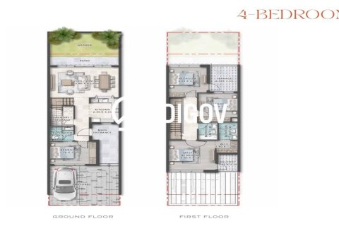 Townhouse in Damac Lagoons, Dubai, UAE 4 bedrooms, 143.81 sq.m. № 775442 - photo 13