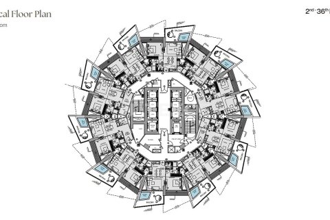 Apartmen di Jumeirah Village Circle, Dubai, UAE 1 bilik tidur, 74 meter persegi № 777915 - foto 22