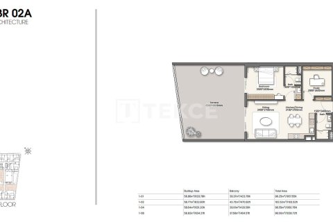 Apartman u Dubai, UAE 1 spavaća soba, 67 m2 Br. 769766 - fotografija 21