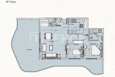 Apartman u gradu Abu Dhabi, UAE 1 spavaća soba, 55 m2 Br. 769769 - Slika 27