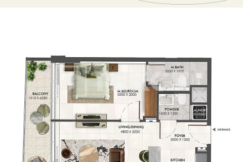 Apartament na sprzedaż w Arjan, Dubai, ZEA 2 sypialnie, 91 mkw., nr 774811 - zdjęcie 23