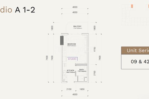 Byt v Al Warsan, Dubai, SAE 1 pokoj, 32 m² Č.: 771779 - fotografie 27