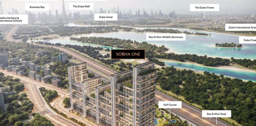 آپارتمان در Ras Al Khor، Dubai ، امارات متحده عربی 1 خوابه ، 63.6 متر مربع.  شماره 769638