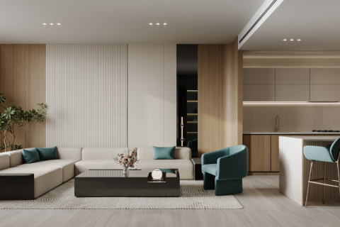 Lakás itt: Business Bay, Dubai, EAE, 1 szoba, 47.59 m², azonosító: 670010 - fénykép 6