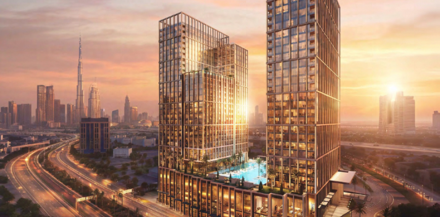 Apartmán v Al Jaddaf, Dubai, SAE 3 spálne, 167.22 m2 č. 760059