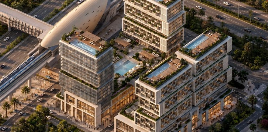 Квартира в Sheikh Zayed Road, Дубай, ОАЕ 1 спальня, 56.67м2 № 712316
