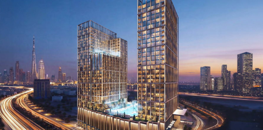 Al Jaddaf, Dubai, UAE의 아파트 침실 1개, 55.74제곱미터 번호 760057