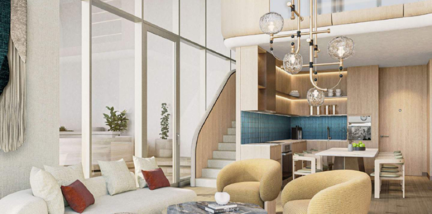 Twee-onder-een-kapwoning in Al Marjan Island, Ras Al Khaimah, VAE 3 slaapkamers, 419.36 vr.m. nr 760234