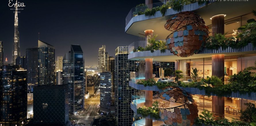 Tvåvåningshus i Business Bay, Dubai, UAE 4 sovrum, 811.41 kvm Nr. 711107