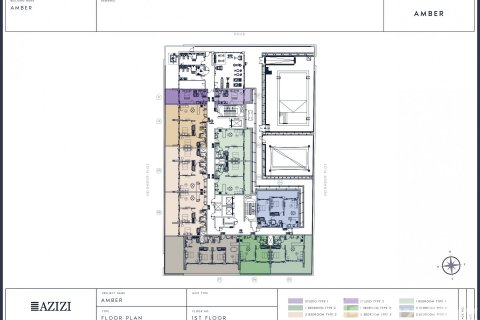 Apartman u AZIZI AMBER u gradu Al Furjan, Dubai, UAE 2 spavaće sobe, 92 m2 Br. 282819 - Slika 9