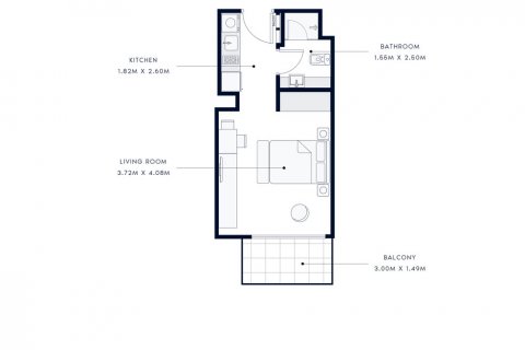Apartman u AZIZI AMBER u gradu Al Furjan, Dubai, UAE 2 spavaće sobe, 92 m2 Br. 282819 - Slika 7