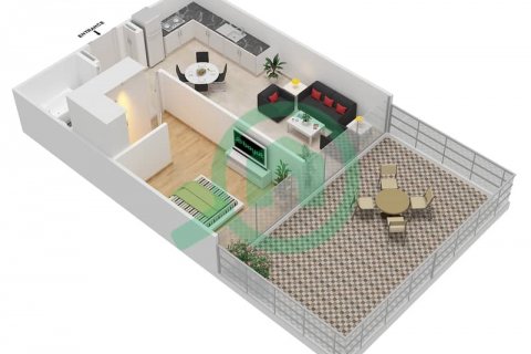 Apartamento para venda em Dubai Sports City, Dubai, EAU 2 quartos, 108 m2 № 283159 - foto 3