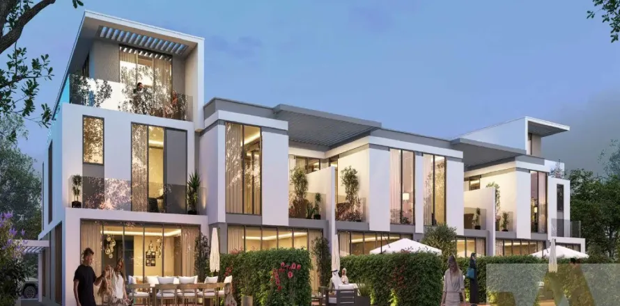 阿联酋 Dubai Damac Lagoons 联排别墅  5 卧, 220 平方米 , 编号 669001