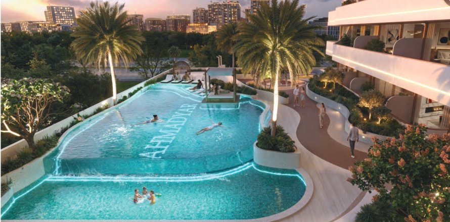 Apartament w Nadd Al Hammar, Dubai, ZEA 2 sypialnie, 111.02 mkw. nr 754772