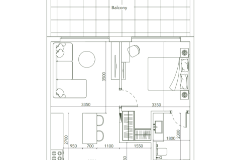 Купить квартиру в Дубай Студио-Сити, ОАЭ 1 комната, 42м2, № 732819 - фото 6