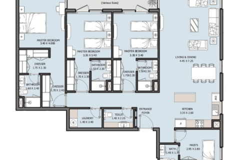 Dubai Investment Park, Dubai, BAE’de satılık daire 1 oda, 34 m² No 732791 - fotoğraf 12