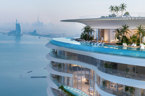 Apartament w Palm Jumeirah, Dubai, ZEA 2 sypialnie, 415 mkw. nr 639937