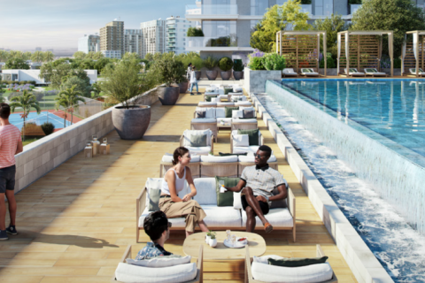 Apartmen di Dubai Hills Estate, UAE 1 bilik tidur, 64 meter persegi № 639935