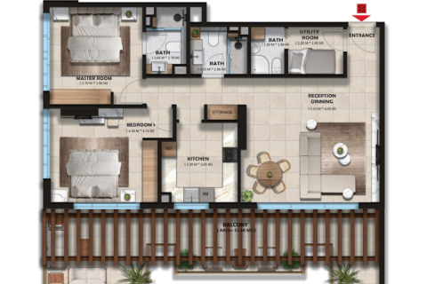 آپارتمان برای فروش در Mohammed Bin Rashid City، Dubai، امارات متحده عربی 1 خوابه ، 64 متر مربع ، شماره 732674 - تصویر 11