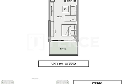 Huoneisto Jumeirah Village Circle, Dubai, Arabiemiraatit 2 makuuhuonetta, 110 m2 № 712171 - kuva 16