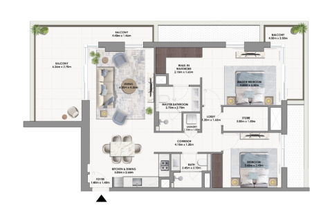 Appartement te koop in Dubai South (Dubai World Central), Dubai, VAE 1 slaapkamer, nr 732766 - foto 5