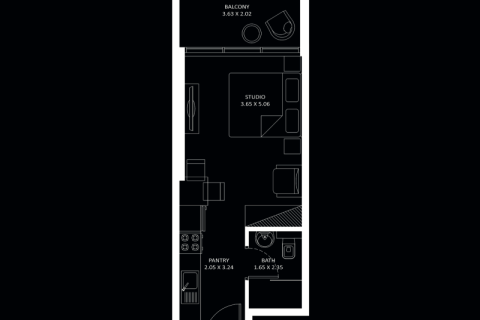 Apartmen di Jumeirah Village Circle, Dubai, UAE 1 bilik № 732769 - foto 7