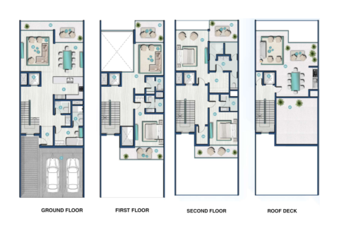 Apartman u Al Hamra Village, Ras Al Khaimah, UAE 1 soba, 43 m2 Br. 690045 - fotografija 16