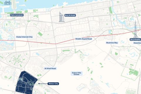阿联酋 Dubai Motor City 待售 : 1 卧, 63.2 平方米 , 编号727199 - 照片 9