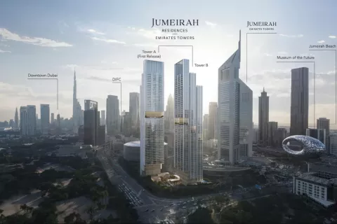 Apartamento en Dubai, EAU 1 dormitorio, 80 m² № 639370