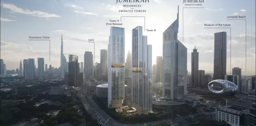 Korter asukohaga Dubai, AÜE: 1 magamistoaga, 80 m² Nr 639370