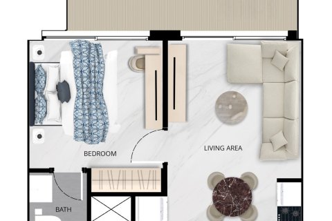 Wohnung zum Verkauf in Dubai Production City (IMPZ), Dubai, VAE 1 Zimmer, 36 m2 Nr. 728451 - Foto 16