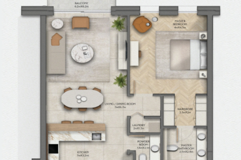 آپارتمان برای فروش در  Yas Island، Abu Dhabi، امارات متحده عربی  1 خوابه ، 100 متر مربع ، شماره 690049 - تصویر 5