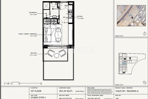 Apartmán v Jebel Ali, Dubai, SAE 2 spálne, 102 m2 č. 760202 - Fotografia 12