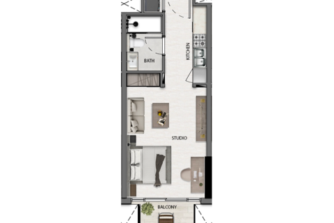 Apartmen di Jumeirah Village Circle, Dubai, UAE 1 bilik, 35 meter persegi № 732388 - foto 6