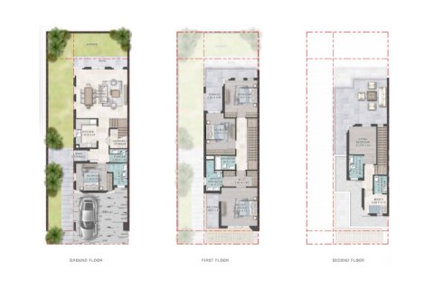 Müüa ridamaja asukohaga Damac Lagoons, Dubai, AÜE: 4 magamistoaga, 216 m² Nr 689848 - pilt 8