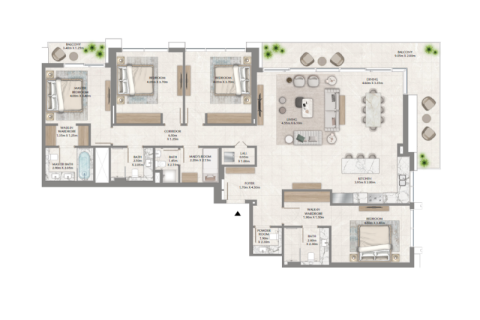 Apartamento para venda em Dubai Creek Harbour (The Lagoons), Dubai, EAU 1 quarto, 71 m2 № 689849 - foto 10