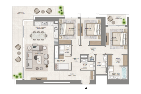 Apartamento para venda em Dubai Creek Harbour (The Lagoons), Dubai, EAU 1 quarto, 71 m2 № 689849 - foto 9