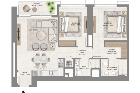 Apartamento para venda em Dubai Creek Harbour (The Lagoons), Dubai, EAU 1 quarto, 71 m2 № 689849 - foto 8