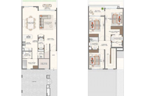 Townhouse sa The Valley, Dubai, UAE 3 silid-tulugan, 226 sq.m. № 689850 - larawan 7