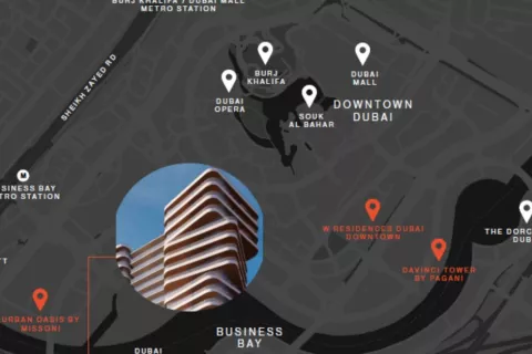 Apartament na sprzedaż w Business Bay, Dubai, ZEA 1 sypialnia, 45 mkw., nr 639506 - zdjęcie 5