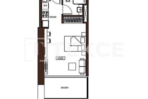 Dzīvoklis Jumeirah Village Circle, Dubaijā, AAE 1 istaba, 40 m2 Nr. 730912 - attēls 13